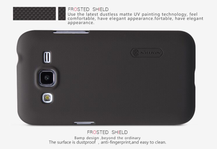 Пластиковая накладка NILLKIN Frosted Shield для Samsung Galaxy Core Prime (G360/361) - Gold: фото 14 з 14
