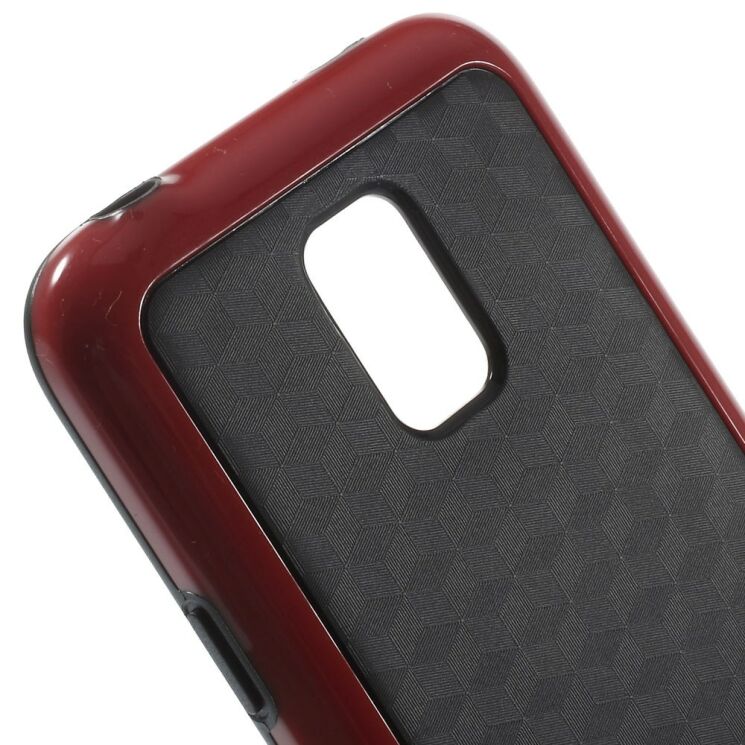 Силиконовая накладка Dexee Cube Pattern для Samsung Galaxy S5 mini (G800) - Red: фото 4 з 6