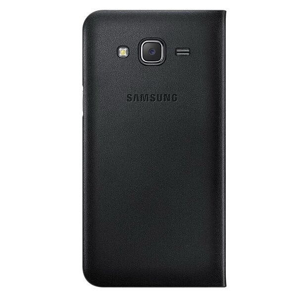 Чехол Flip Wallet для Samsung Galaxy J5 (EF-WJ500BB) - Black: фото 3 из 5