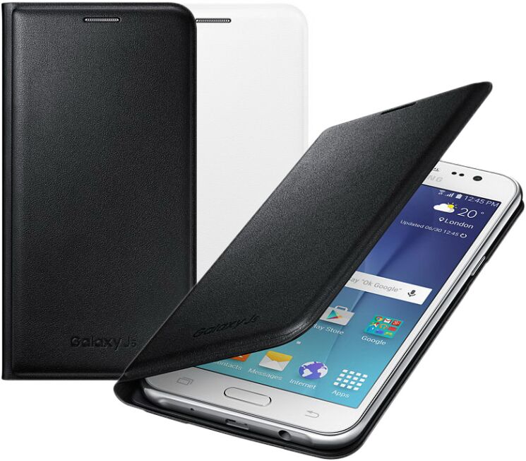 Чехол Flip Wallet для Samsung Galaxy J5 (EF-WJ500BB) - Black: фото 5 из 5