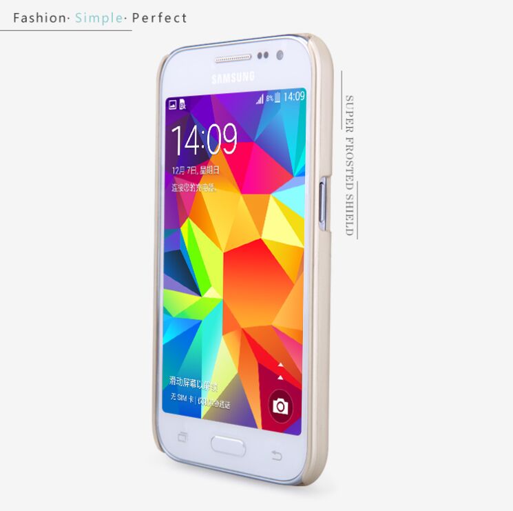 Пластиковая накладка NILLKIN Frosted Shield для Samsung Galaxy Core Prime (G360/361) - Gold: фото 8 из 14