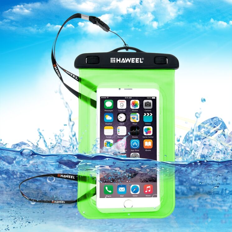 Вологозахисний чохол HAWEEL Waterproof для смартфонів - Green: фото 1 з 7