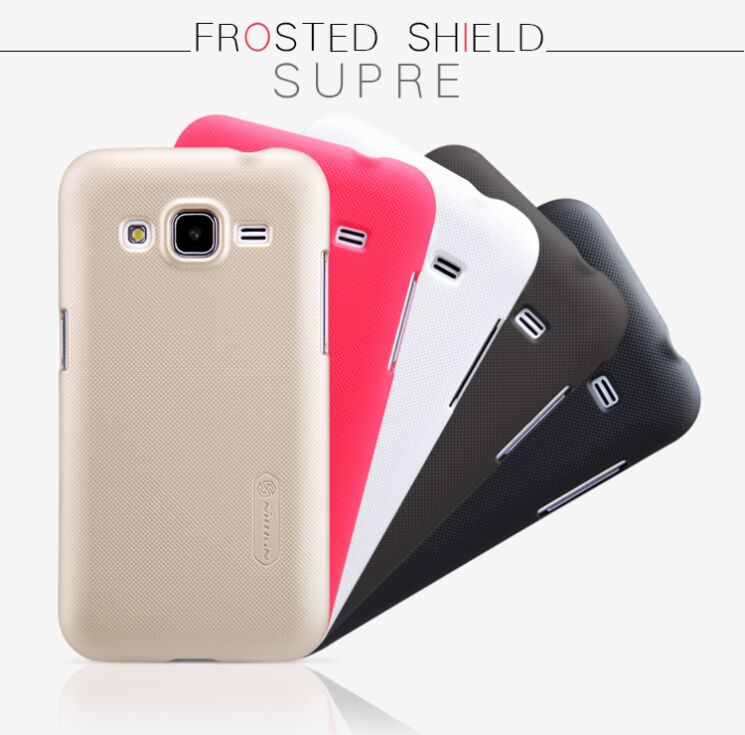 Пластиковая накладка NILLKIN Frosted Shield для Samsung Galaxy Core Prime (G360/361) - Gold: фото 7 з 14