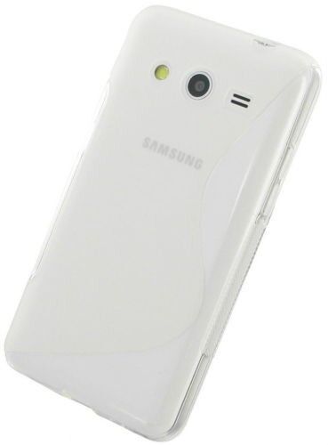 Силиконовая накладка Deexe S Line для Samsung Core 2 (G355) - Transparent: фото 1 из 7