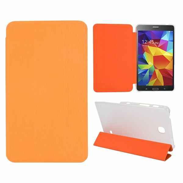 Чохол Deexe Toothpick Texture для Samsung Tab 4 7.0 (T230/231) - Orange: фото 1 з 7
