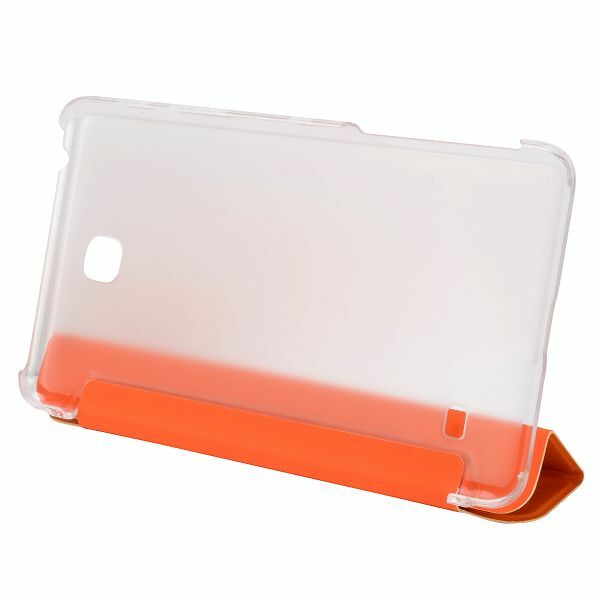 Чехол Deexe Toothpick Texture для Samsung Tab 4 7.0 (T230/231) - Orange: фото 5 из 7