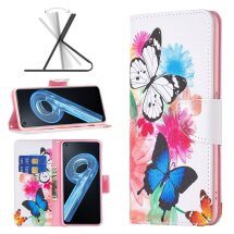 Чехол-книжка Deexe Color Wallet для Realme 9i / Oppo A76 / Oppo A96 - Two Butterflies: фото 1 из 6