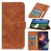 Чехол-книжка KHAZNEH Retro Wallet для Samsung Galaxy A33 - Brown: фото 1 из 10