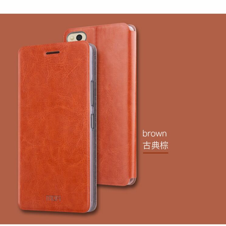 Чохол-книжка MOFI Rui Series для Xiaomi Mi5c - Brown: фото 3 з 11