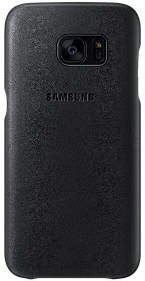 Чохол Leather Cover для Samsung Galaxy S7 edge (G935) EF-VG935LBEGRU - Black: фото 2 з 8