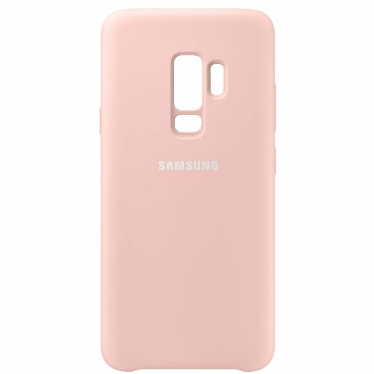 Чехол Silicone Cover для Samsung Galaxy S9+ (G965) EF-PG965TPEGRU - Pink: фото 5 из 5