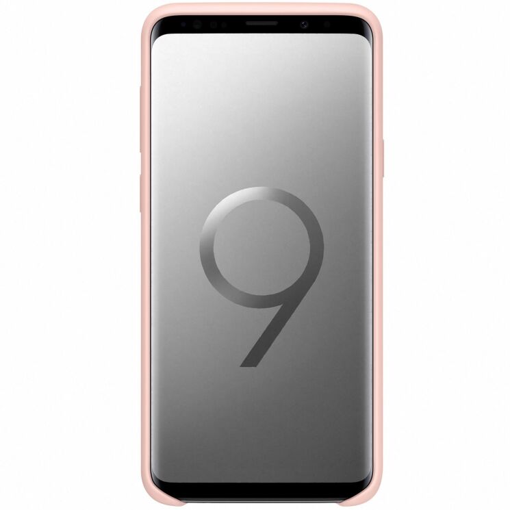 Чехол Silicone Cover для Samsung Galaxy S9+ (G965) EF-PG965TPEGRU - Pink: фото 3 из 5