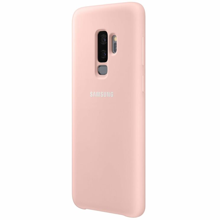 Чехол Silicone Cover для Samsung Galaxy S9+ (G965) EF-PG965TPEGRU - Pink: фото 2 из 5