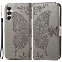 Чехол UniCase Butterfly Pattern для Samsung Galaxy A05s (A057) - Grey: фото 1 из 6