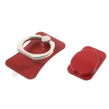 Кільце-тримач для смартфона Deexe Metal Ring - Red: фото 1 з 7
