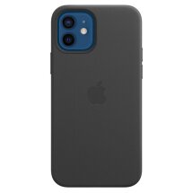 Оригінальний чохол MagSafe Leather Case для Apple iPhone 12 / iPhone 12 Pro (MHKG3ZE/A) - Black: фото 1 з 11