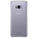 Пластиковый чехол Clear Cover для Samsung Galaxy S8 (G950) EF-QG950CVEGRU - Violet: фото 1 из 5