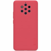 Пластиковый чехол NILLKIN Frosted Shield для Nokia 9 PureView - Red: фото 1 из 16