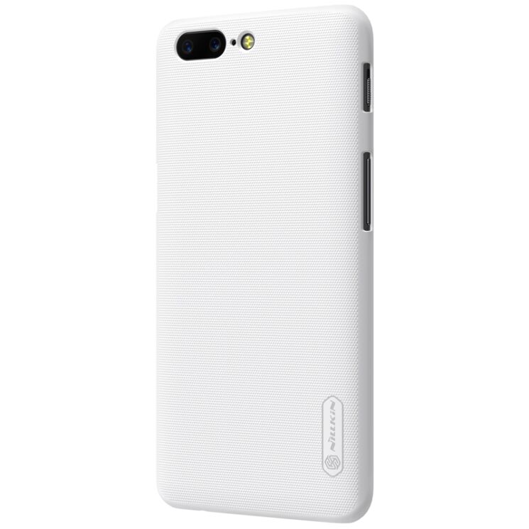 Пластиковий чохол NILLKIN Frosted Shield для OnePlus 5 - White: фото 5 з 20