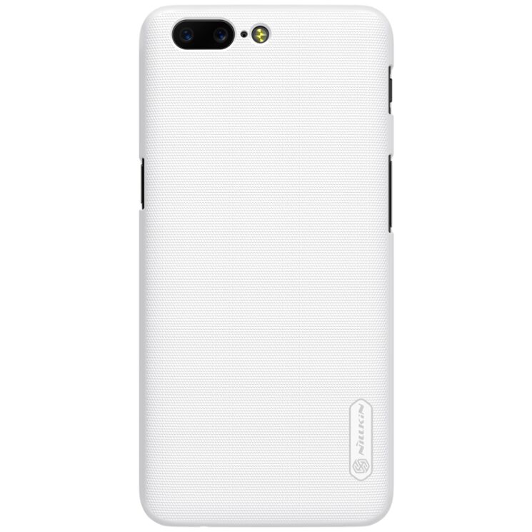 Пластиковый чехол NILLKIN Frosted Shield для OnePlus 5 - White: фото 3 из 20