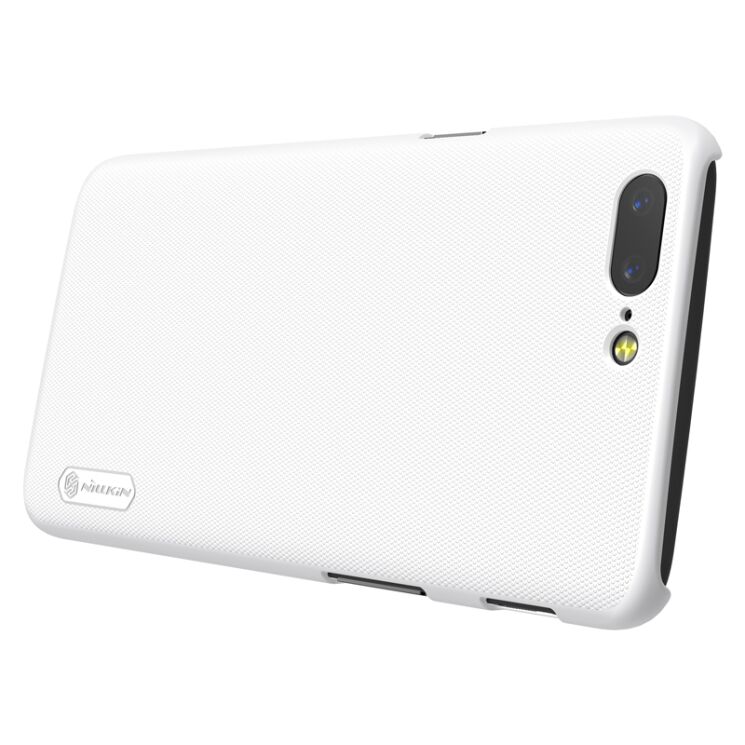 Пластиковый чехол NILLKIN Frosted Shield для OnePlus 5 - White: фото 6 из 20