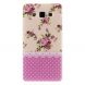 Силиконовая накладка Deexe Pretty Flowers для Samsung Galaxy A5 (A500) - Pink (SA4-1633E). Фото 1 из 6