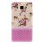 Силиконовая накладка Deexe Pretty Flowers для Samsung Galaxy A5 (A500) - Pink: фото 1 из 6