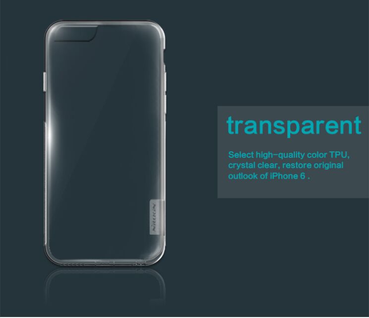 Силіконова накладка NILLKIN Nature TPU для iPhone 6/6s - Transparent: фото 7 з 14