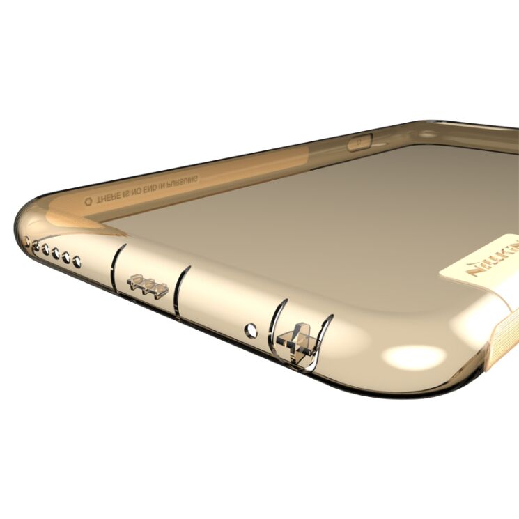 Силиконовая накладка NILLKIN Nature TPU для iPhone 6/6s - Gold: фото 5 из 14