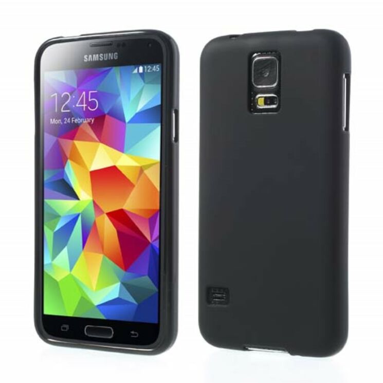 Силіконовий (TPU) чохол Deexe Soft Case для Samsung Galaxy S5 - Black: фото 1 з 5