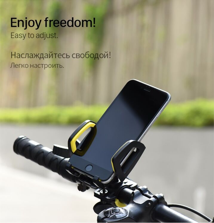 Велосипедный держатель HOCO CA14 для смартфонов - Grey: фото 5 из 10
