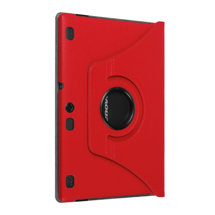 Вращающийся чехол Deexe Rotation для Lenovo Tab 3 X70F Business - Red: фото 3 з 7
