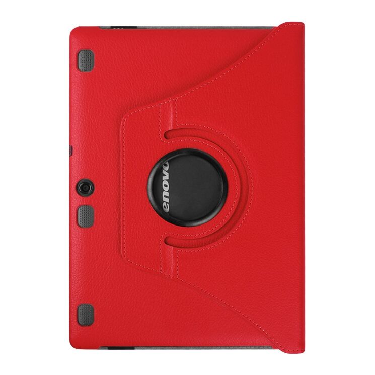 Вращающийся чехол Deexe Rotation для Lenovo Tab 3 X70F Business - Red: фото 4 з 7