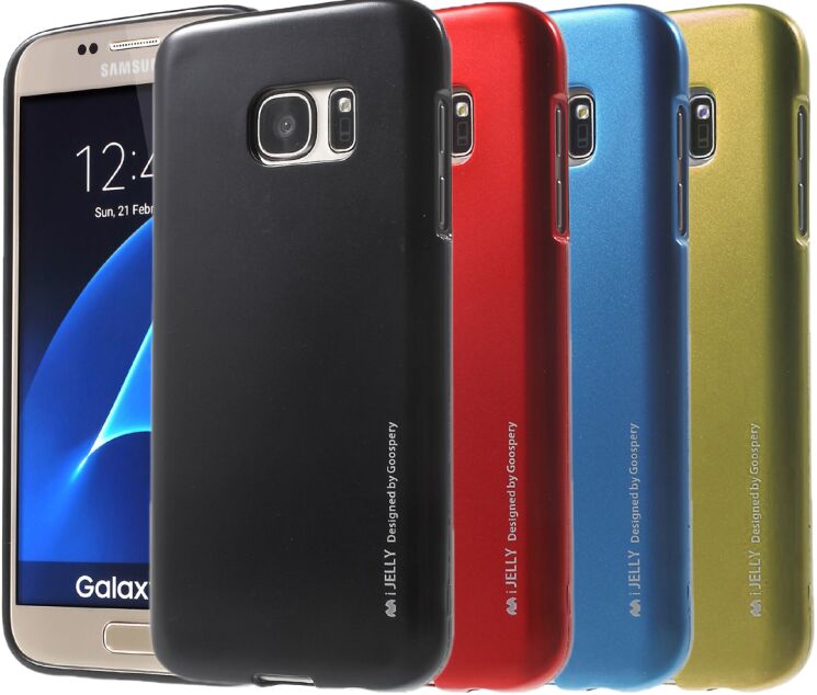 Защитная накладка MERCURY iJelly для Samsung Galaxy S7 (G930) - Silver: фото 7 из 7