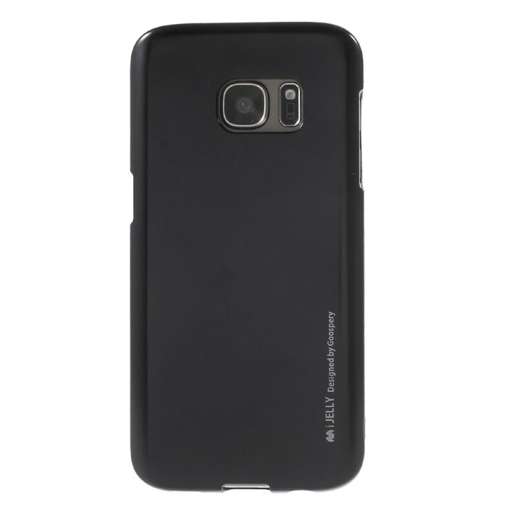 Захисна накладка MERCURY iJelly для Samsung Galaxy S7 (G930) - Black: фото 2 з 7