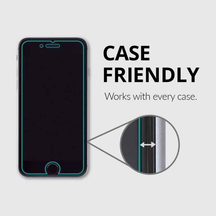 Защитное стекло Deexe Tempered Glass для iPhone 6/6s Plus: фото 3 из 5