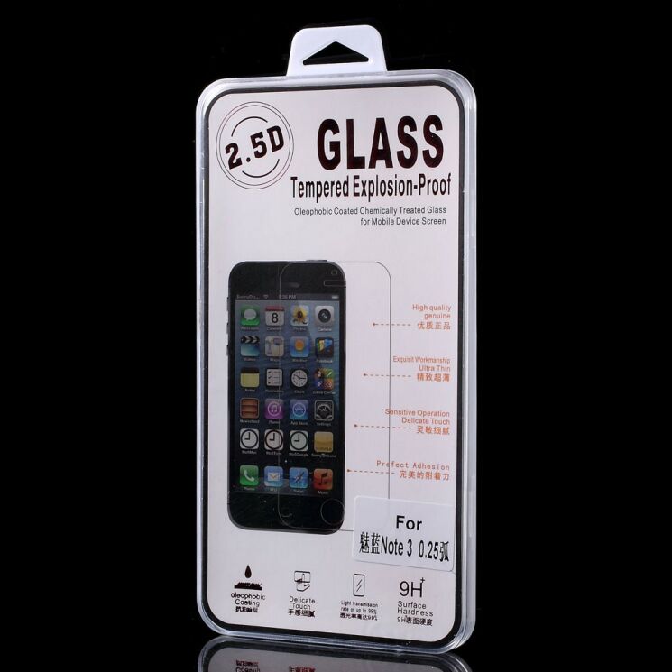 Защитное стекло Deexe Tempered Glass для Meizu M3 Note: фото 7 из 7