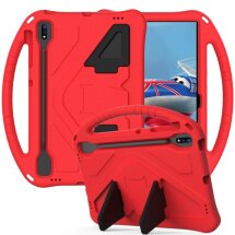 Захисний чохол Deexe KickStand Cover для Samsung Galaxy Tab S7 FE / S7 Plus / S8 Plus (T730/736/800/806/970/975) - Red: фото 1 з 5
