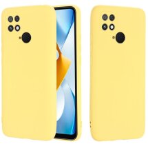 Защитный чехол Deexe Silicone Case для Xiaomi Poco C40 - Yellow: фото 1 из 7
