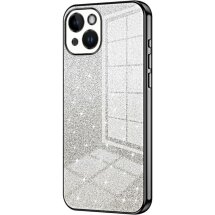 Защитный чехол Deexe Sparkles Cover для Apple iPhone 14 - Black: фото 1 из 7