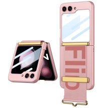 Захисний чохол GKK Strap Cover для Samsung Galaxy Flip 5 - Pink: фото 1 з 8