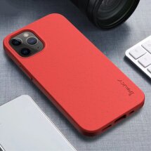 Захисний чохол IPAKY Matte Case для Apple iPhone 12 Pro Max - Red: фото 1 з 9