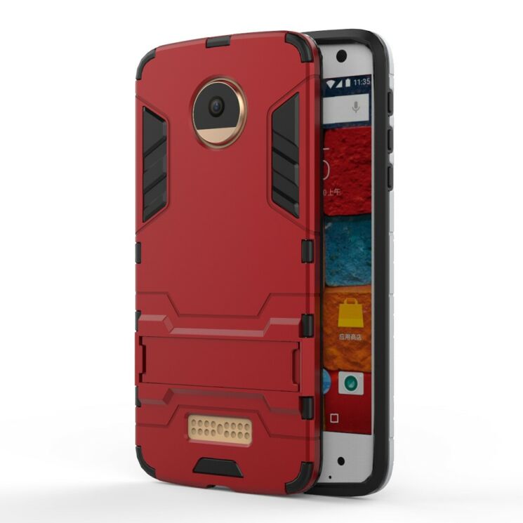 Захисний чохол UniCase Hybrid для Motorola Moto Z - Red: фото 1 з 6