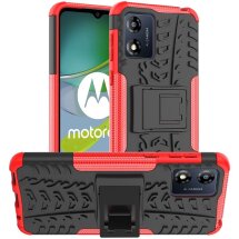 Захисний чохол UniCase Hybrid X для Motorola Moto E13 - Red: фото 1 з 14
