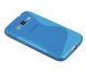 Силиконовая накладка Deexe S Line для Samsung Galaxy Grand Prime (G530/531) - Blue (100304L). Фото 4 из 7