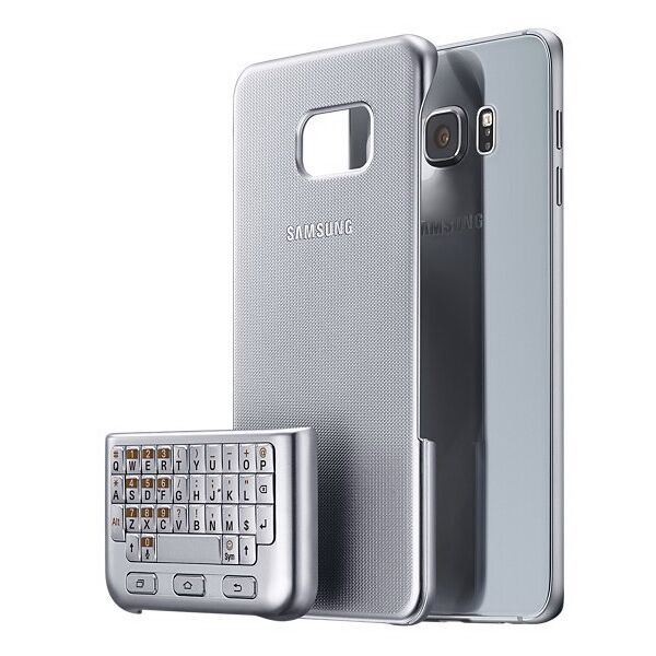 Чехол-клавиатура для Samsung Galaxy S6 edge+ (EJ-CG928RSEGRU) - Silver: фото 8 из 12