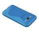 Силиконовая накладка Deexe S Line для Samsung Galaxy Grand Prime (G530/531) - Blue (100304L). Фото 5 из 7