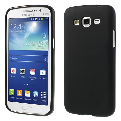 Силиконовая накладка Deexe Soft Case для Samsung Galaxy Grand Duos 2 (G7102) - Black: фото 1 з 6