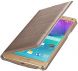 Чехол Flip Wallet Modern Edition для Samsung Galaxy Note 4 (N910) EF-WN910BCEGWW - Gold (GN4-4436G). Фото 1 из 8