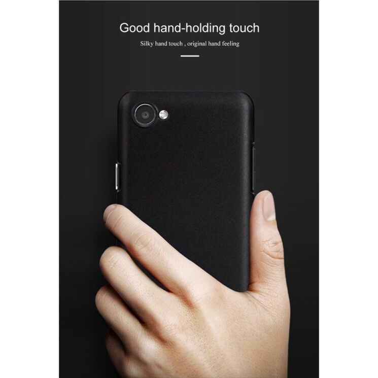 Пластиковый чехол LENUO Silky Touch для LG Q6 - Black: фото 9 из 10